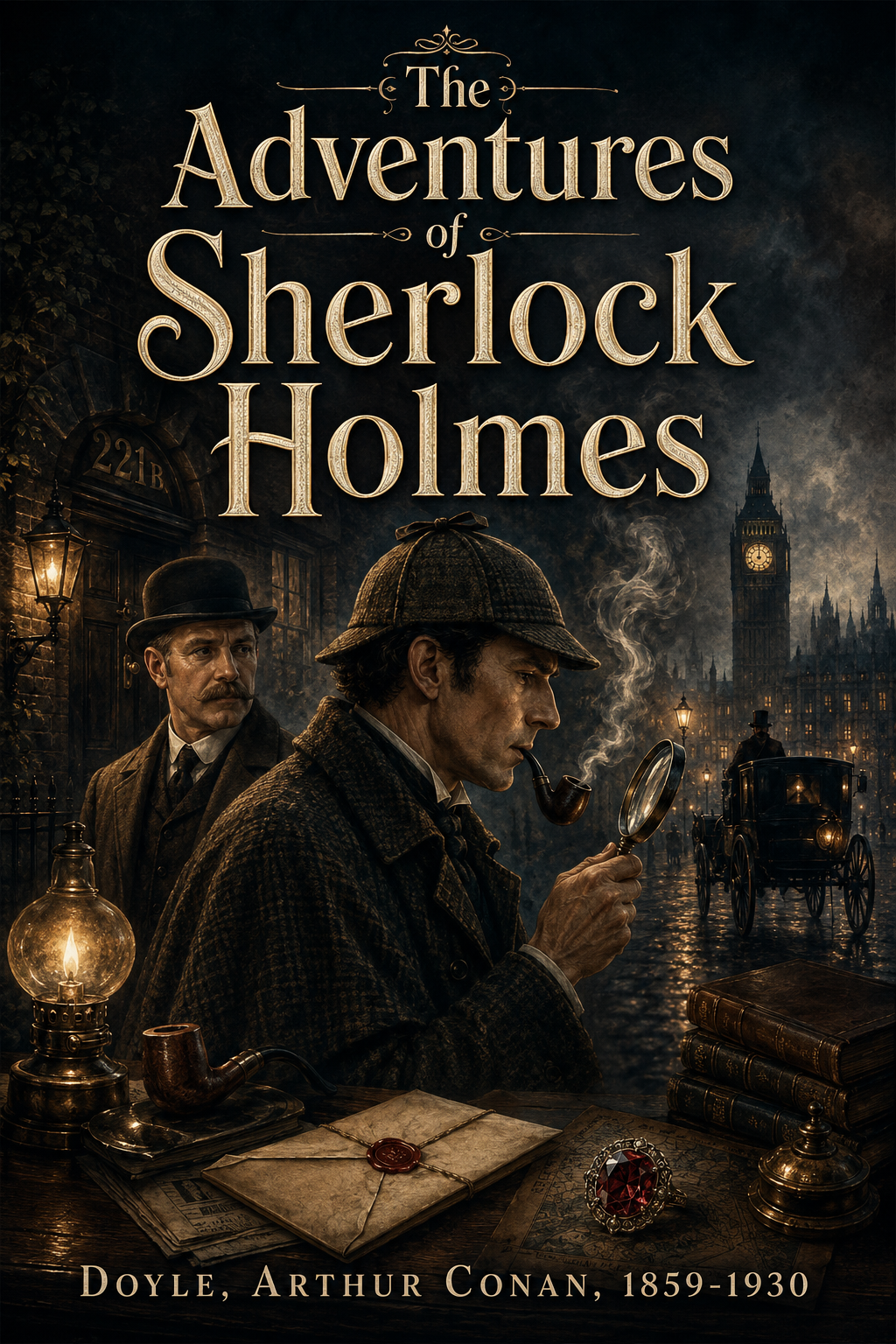 Bìa sách The Adventures of Sherlock Holmes
